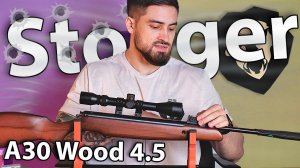 Stoeger A30 Wood 4.5 мм (деревянное ложе) видео обзор