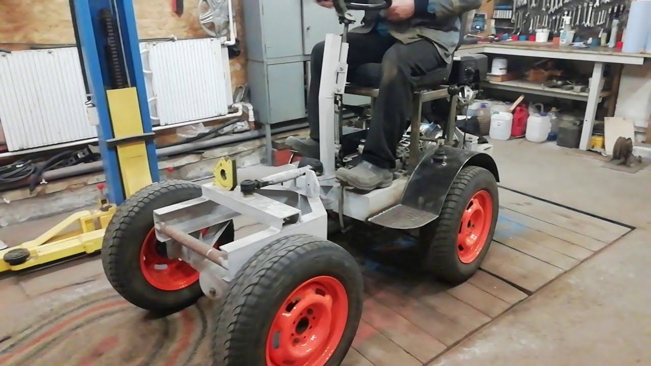 ПЕРВЫЙ ЗАПУСК БУДУЩЕГО МИНИПОГРУЗЧИКА смотреть онлайн