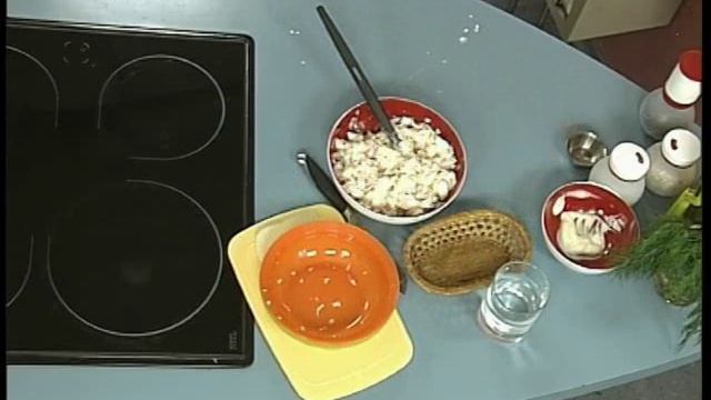 Завтрак. Лаваш с крабовыми палочками