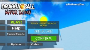 ALL *NEW* SECRET OP CODES in DRAGON BALL HYPER BLOOD! [10M] Roblox Dragon Ball Hyper Blood