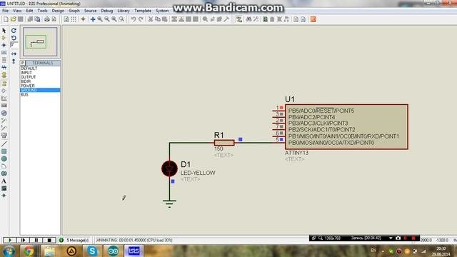 Как моделировать Arduino в Proteus7, извлекаем Hex файл из Arduino IDE