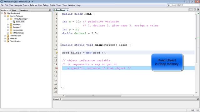 Java Tutorial for Beginners - 30 - Primitive and Object Reference variables