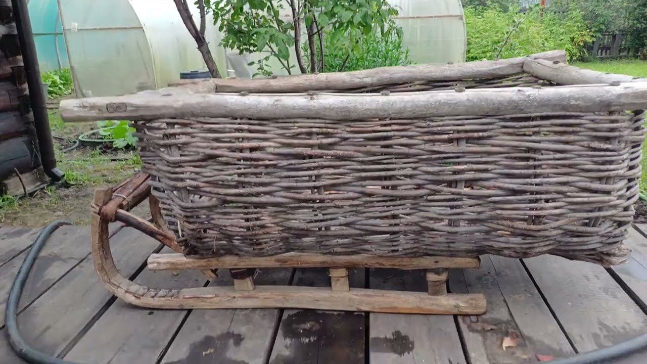 Привез из колхоза РАРИТЕТНЫЕ сани и Короб. ОБЗОР. смотреть онлайн