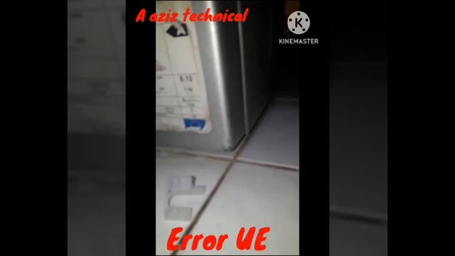 Ue Error in washing machines.daewoo washing machine.