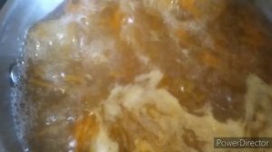 Гороховый суп с солёным огурцом. Просто объедение