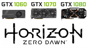 GTX 1060 vs GTX 1070 vs GTX 1080 в Horizon Zero Dawn