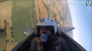 Работа в воздухе на МИГ 29