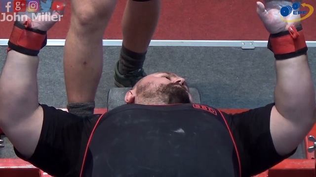 Anton Solodov - 9th Place 865kg Total - 120+kg Class 2019 EPF Classic Open смотреть онлайн