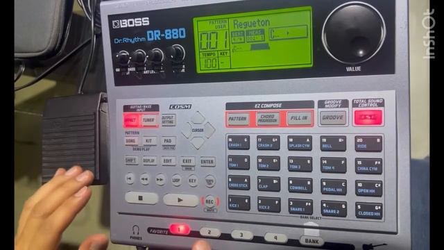Boss DR-880 Crear Patrón De Ritmo PATTERN Desde Cero Tutorial