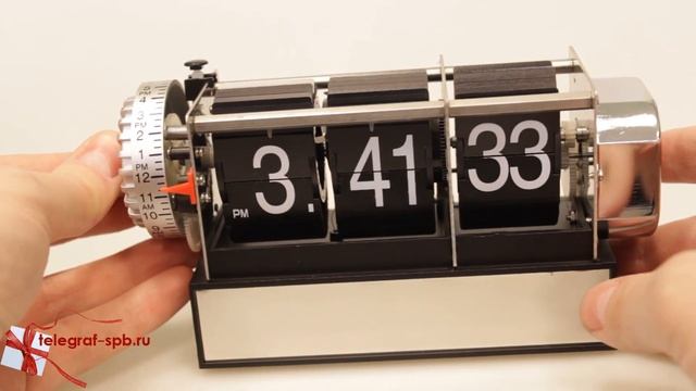 Перекидные ретро часы-будильник – обзор от магазина подарков «Счастливый случай» смотреть онлайн