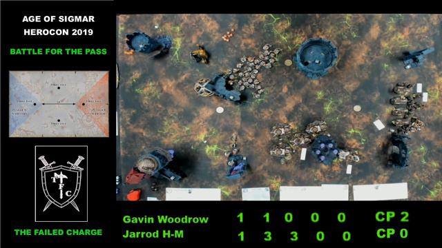 Herocon Game 2 Jarrod vs Gavin. Cities of Sigmar vs Fyreslayers смотреть онлайн