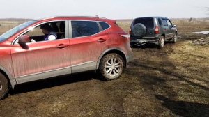 Nissan Qashqai на бездорожье