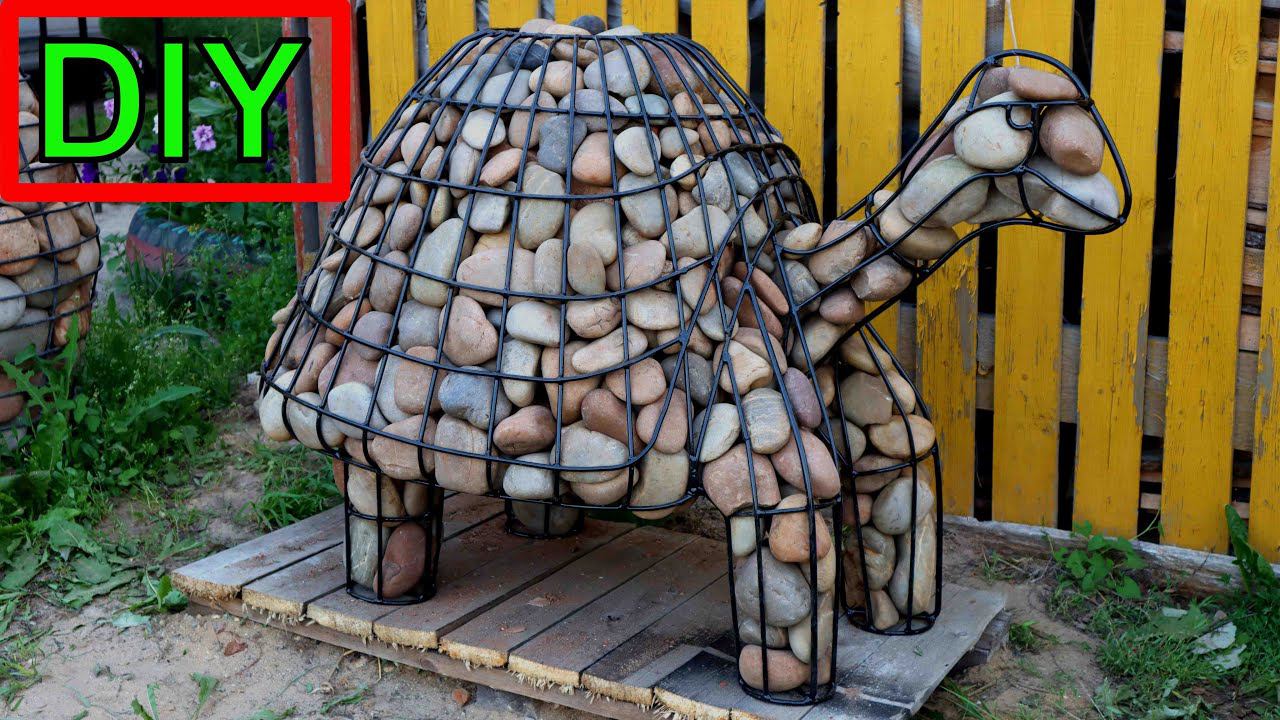 Черепаха-габион из проволоки по чертежам своими руками смотреть онлайн