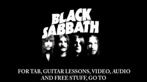 Black Sabbath Paranoid Backing Track 70% Of The Original