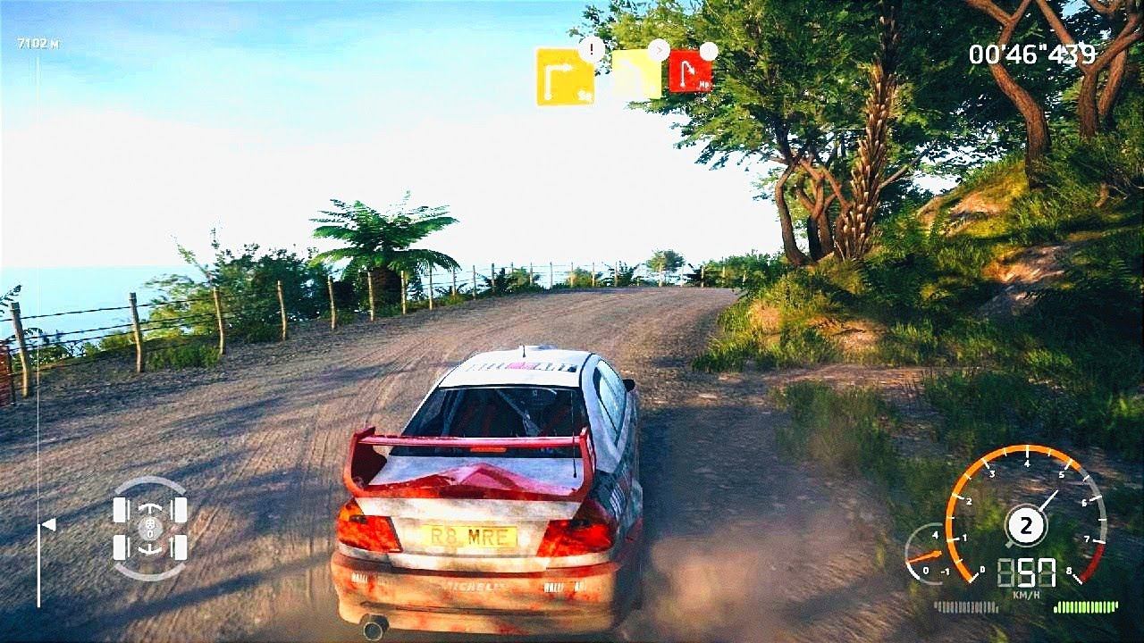 WRC Generations Rally New Zealand Te Hutewai(revers) Mitsubishi Lancer EVO V(PS 5 4k Daulsense)