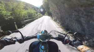 "Strada della Forra", riding the Forra Road - Tremosine - Lake Garda - Italy - road SP 38