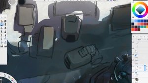 Painting a Cyborg Heavy (Commentary + Sketchbook Pro Tips)