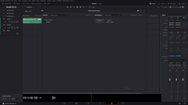 Запись голоса в DaVinci Resolve смотреть онлайн
