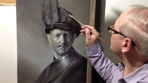 Игорь Сушенок.  Урок 114.  Рембрандт.  Воин старик.