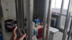 Результат монтажа стоечных профилей