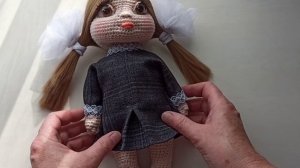 Видеообзор. Кукла Школьница.