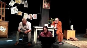 "Машина едет к морю". Эскиз спектакля