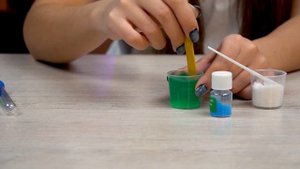 7551088 Набор для опытов «Моя первая лаборатория», цвет зелёный