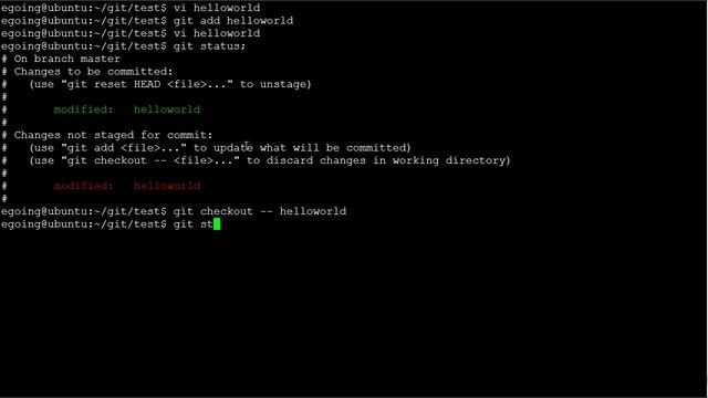 Git console에서 상태의 복원 1 смотреть онлайн