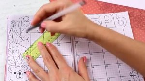 Loom Planet! ОСЕННИЕ ИДЕИ  для ЛД Часть 13! НОЯБРЬ - Оформление личного дневника в клеточку