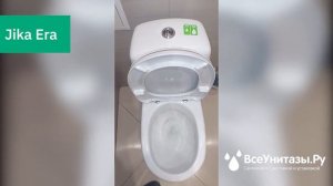 Проверка смыва унитаза Jika Era после установки от ВсеУнитазы.ру