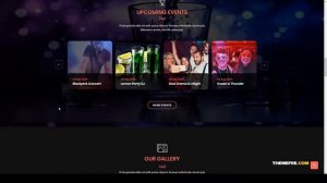 Domex - Night Club WordPress Theme night club album Website Builder