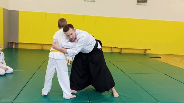 Занятие Тренера с ребенком. Айкидо Айкикай в г. Люберцы. смотреть онлайн