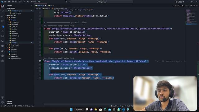 How to Use RetrieveModelMixin with Generic View for Retrieving single Data | DRF
