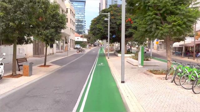 Schlijper Street View: new cycle lane at Sderot Yehudit, Tel Aviv - September 20, 2022 09:44 смотреть онлайн