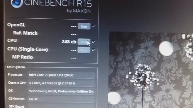 Core 2 Quad Q9400 CINEBENCH_R15 смотреть онлайн