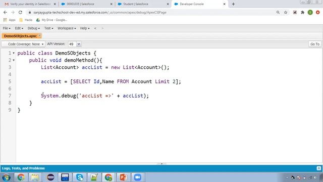 06 Use of sObject, List, Set, Map and Loop together in Apex in Salesforce | Salesforce for Beginner