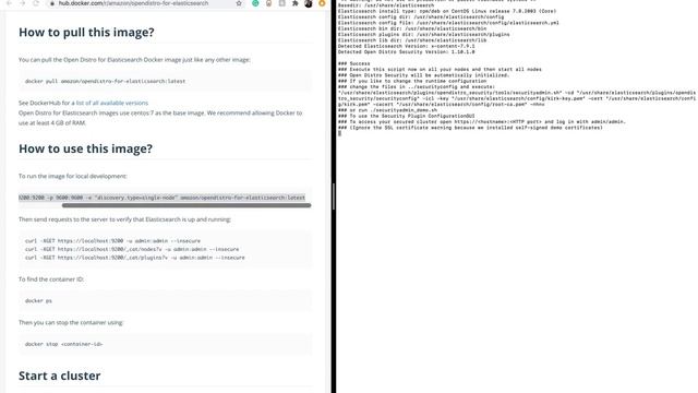 Installing and Validating Open Distro for Elasticsearch (ODFE) on Mac смотреть онлайн