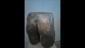 слепки  тела из гипса