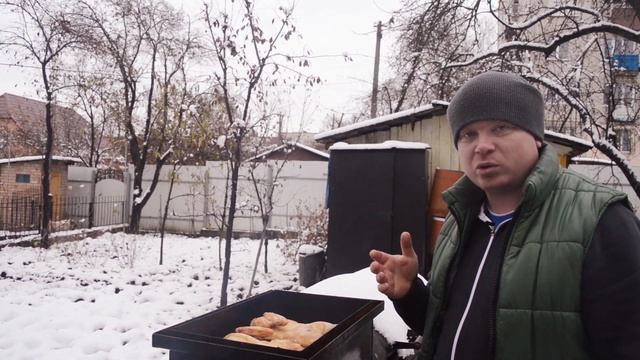 Курица горячего копчения в самодельной коптильне. И мясо и рыба.