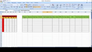 How to Make Attendance Sheet & Salary With Formula-  Ms Excel