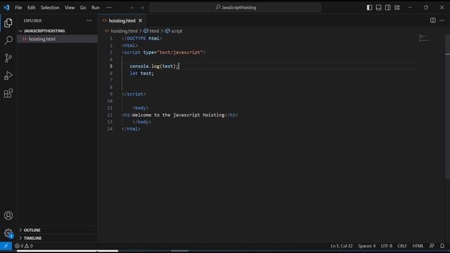 Deep Dive into JavaScript Hoisting with examples