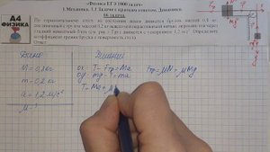 66 задача. 1. Механика. Динамика. Физика. ЕГЭ 1000 задач. Демидова. Решение и разбор. ФИПИ 2021.