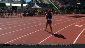 Dezerea Bryant 22.18 (+1.9) Edges Prandini women's 200m Final NCAA Outdoors 2015