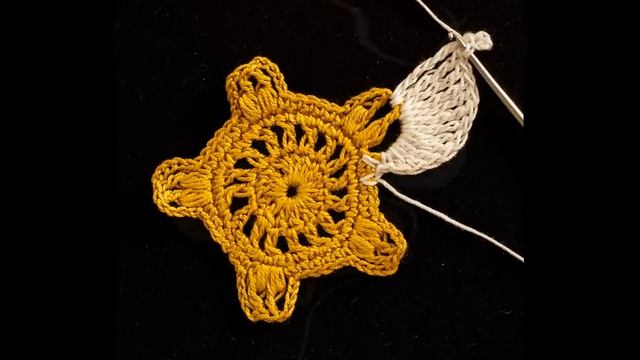Get the best free crochet course for beginners "Flower-Talisman"