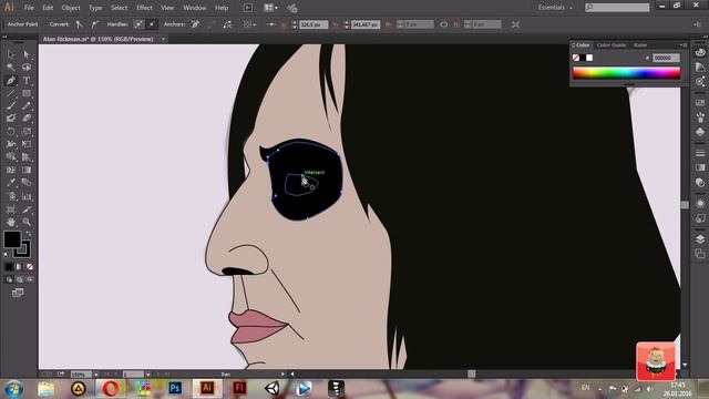 Как нарисовать профессора Снэйпа (Алан Рикман) смотреть онлайн