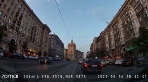 70mai Dash Cam A800 (H.265 3840x2160 30fps) - Вечер