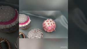 Игольницы из бумажной лозы