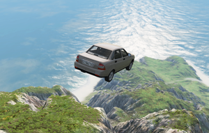 СКИДЫВАЮ МАШИНЫ С ГОРЫ (BeamNG Drive.)