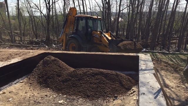 Засыпка песком пазух фундамента смотреть онлайн