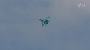 Репортаж Первого канала из кабины истребителя-бомбардировщика Су-34